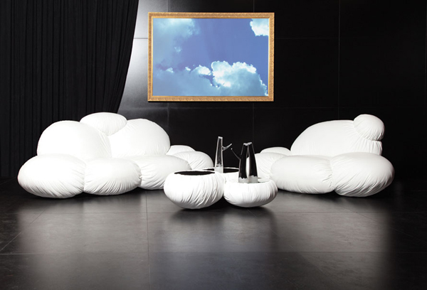 Sofá de diseño en forma de nube